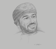 Sketch of Abdulrahman Al Hatmi, CEO, Oman Global Logistics Group (ASYAD)
