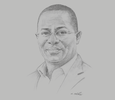 Sketch of John Peter Amewu, Minister of Energy
