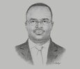 Sketch of Sulemanu Koney, CEO, Ghana Chamber of Mines
