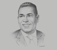 Sketch of Gregory Hill, Managing Director, ANSA Merchant Bank
