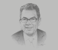 Sketch of Gerd Müller, Minister for Economic Cooperation and Development of Germany

