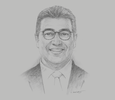 Sketch of Hicham Boudraa, Acting Managing Director, Moroccan Investment and Export Development Agency
