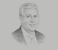 Sketch of Mohammed Amal Guedira, Founder and CEO, Automotive Moroccan Group Business and Consulting
