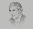 Sketch of Abdellatif Jouahri, Governor, Bank Al Maghrib (BAM)
