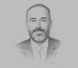 Sketch of Kamal Mokdad, CEO and Head of International Global Banking, Banque Centrale Populaire
