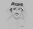 Sketch of Ahmad Al Sayed, Minister of State; and Chairman, Qatar Free Zones Authority (QFZA)
