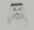 Sketch of Ali bin Ahmed Al Kuwari, Minister of Commerce and Industry
