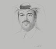 Sketch of Abdulla Mubarak Al Khalifa, Group CEO, Qatar National Bank
