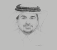 Sketch of Abdulbasit Ahmed Al Shaibei, CEO, Qatar International Islamic Bank (QIIB)
