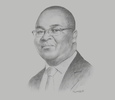 Sketch of Félix Edoh Kossi Aménounvé, CEO, Bourse Régionale des Valeurs Mobilières (BRVM)
