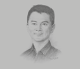 Sketch of Vincent Iswara, CEO, DANA
