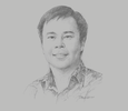 Sketch of Jemmy Paul Wawointana, President Director, Sucor Asset Management
