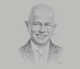 Sketch of Hilmi Panigoro, President Director, MedcoEnergi
