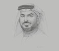 Sketch of Mohamed Helal Almheiri, Director-General, Abu Dhabi Chamber of Commerce and Industry (ADCCI)
