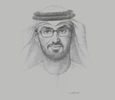 Sketch of Sultan Al Jaber, UAE Minister of Industry and Advanced Technology; and Group CEO, Abu Dhabi National Oil Company (ADNOC)
