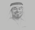 Sketch of Bader Saeed Al Lamki, CEO, National Central Cooling Company (Tabreed)
