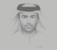 Sketch of Shareef Hashim Al Hashmi, Acting CEO, Abu Dhabi Airports
