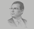 Sketch of Mohammed Omran, Chairman, Financial Regulatory Authority (FRA)
