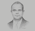 Sketch of Mohamed Farid Saleh, Chairman, Egyptian Exchange (EGX)
