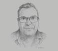 Sketch of Jeremy Norton, General Manager, Tower Insurance
