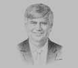 Sketch of John Leahy, Principal, Leahy PNG Law
