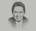 Sketch of  Eugenio Ramos, President and CEO, The Medical City
