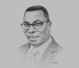 Sketch of Justice Yaw Ofori, Commissioner, National Insurance Commission

