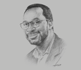 Sketch of Selorm Adadevoh, CEO, MTN Ghana

