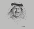 Sketch of Ahmad Al Sayed, Minister of State; and Chairman, Qatar Free Zones Authority (QFZA)
