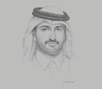 Sketch of Sheikh Ali Al Waleed Al Thani, CEO, Investment Promotion Agency Qatar (IPA Qatar)
