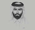 Sketch of Abdulrahman Hesham Al Sowaidi, Acting CEO, Qatar Development Bank
