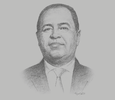 Sketch of  Mohamed Maait, Minister of Finance
