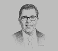 Sketch of Ayman Kandeel, CEO, AXA Egypt
