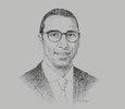 Sketch of Girgis Abd El Shahid, Managing Partner, Shahid Law Firm

