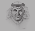 Sketch of Abdulwahab Al Sadoun, Secretary-General, Gulf Petrochemicals and Chemicals Association (GPCA)
