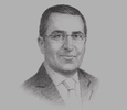 Sketch of Mohammed Khalil Alsayed, CEO, Ithmaar Development Company
