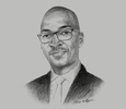 Sketch of Tardy Kouassiblé, Deputy Managing Director, Atlantique Finance
