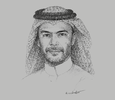 Sketch of Mohammed Al Rumaih, CEO, Saudi Exchange
