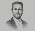 Sketch of John Pagano, Group CEO, The Red Sea Development Company
