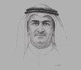 Sketch of Basel Al Haroon, Governor, Central Bank of Kuwait
