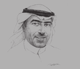 Sketch of Maen Mahmoud Razouqi, CEO, Kuwait Airways

