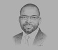 Sketch of Eric Amoussouga, CEO for Francophone Africa, General Electric
