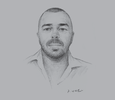 Sketch of Dominic Avenell, Managing Director, Avenell Engineering Systems
