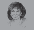 Sketch of Donna Oosthuyse, Director of Capital Markets, Johannesburg Stock Exchange
