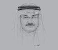 Sketch of Humaid Al Qatami, Chairman and Director-General, Dubai Health Authority (DHA) 
