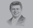 Sketch of King Abdullah II
