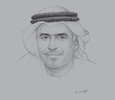 Sketch of Obaid Humaid Al Tayer, Minister of State for Financial Affairs
