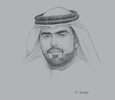 Sketch of  Raed Al Nuaimi, CEO, Dubai Parks and Resorts
