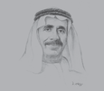 Sketch of Yousef Obaid Al Nuaimi, Chairman, Ras Al Khaimah Chamber of Commerce and Industry
