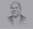 Sketch of Edgar Théophile Anon, Managing Director, BGFI Bank Gabon
